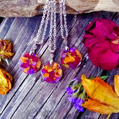 Jewelry made 2025 from wedding flowers